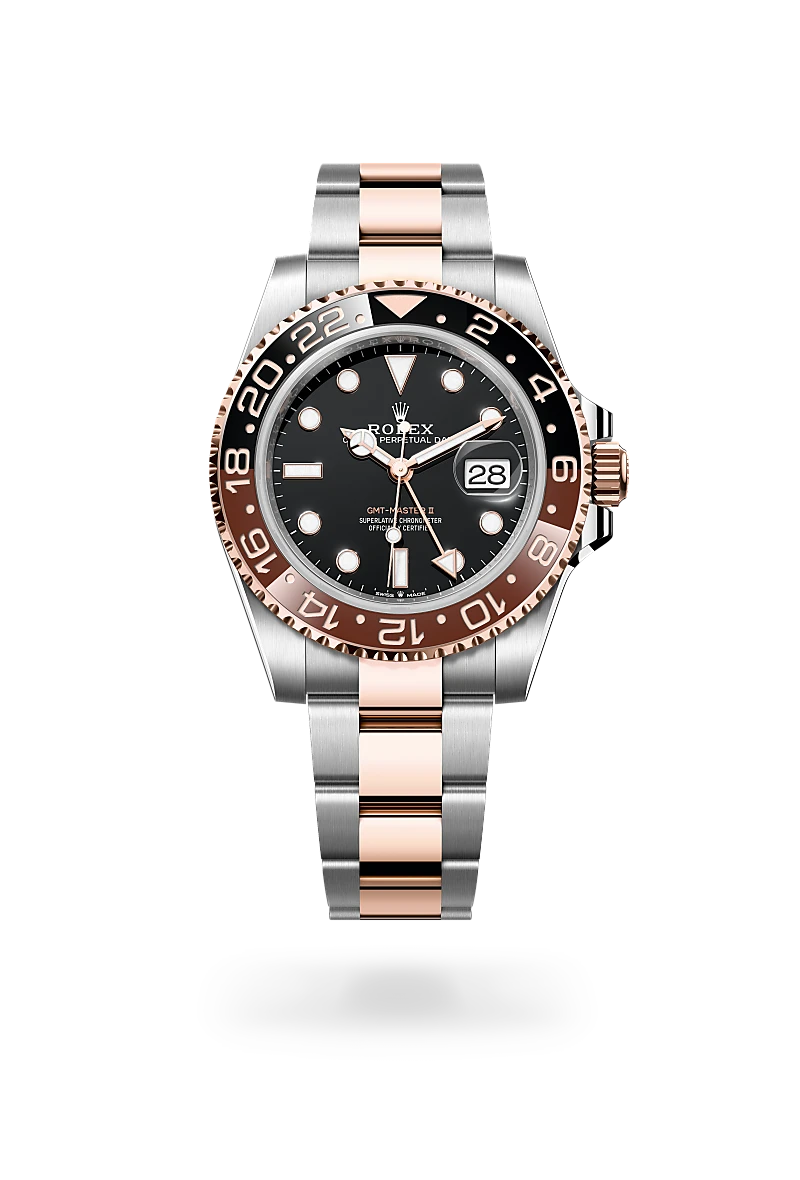 Rolex GMT-Master II in Everose Rolesor - combination of Oystersteel and Everose gold, M126711CHNR-0002 - Jai's Turks and Caicos