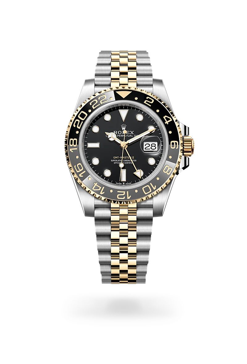 Rolex GMT-Master II in Yellow Rolesor - combination of Oystersteel and yellow gold, M126713GRNR-0001 - Jai's Turks and Caicos