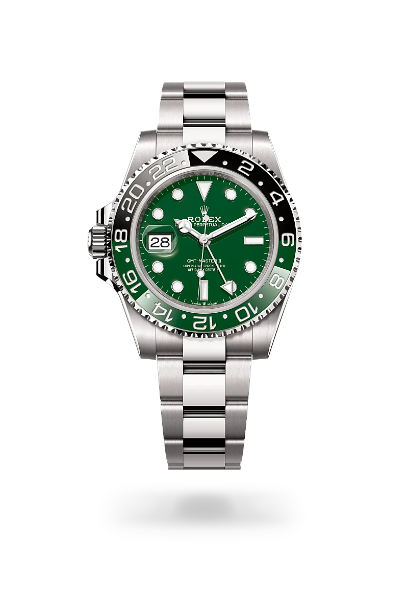 Rolex GMT-Master II in 18 kt white gold, M126729VTNR-0001 - Jai's Turks and Caicos