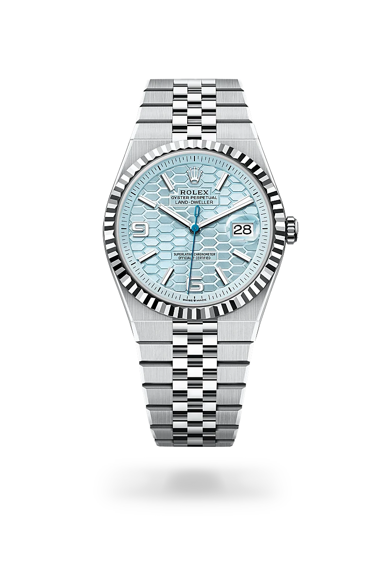 Rolex Land-Dweller in Platinum, M127336-0001 - Jai's Turks and Caicos