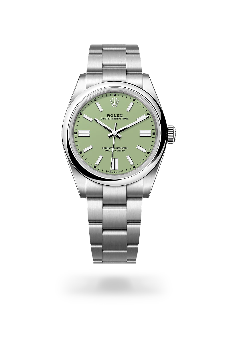 Rolex Oyster Perpetual in Oystersteel, M134300-0006 - Jai's Turks and Caicos