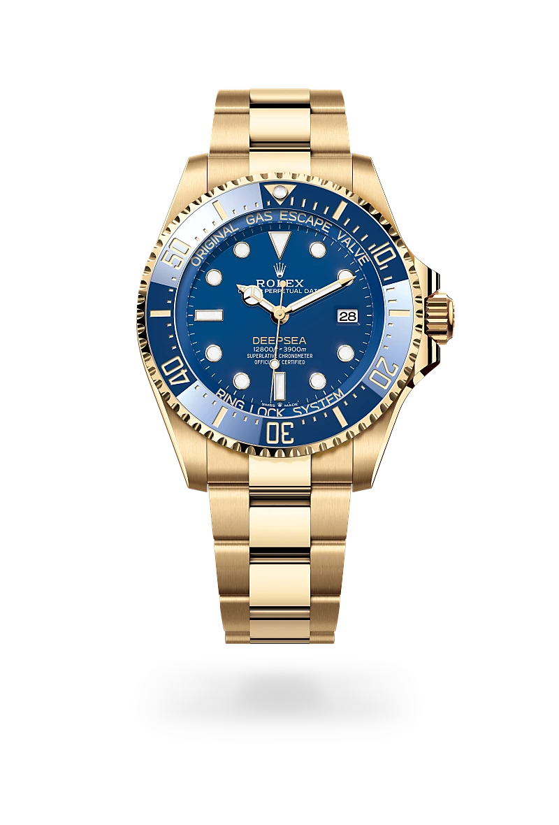 Rolex Deepsea in 18 kt yellow gold, M136668LB-0001 - Jai's Turks and Caicos