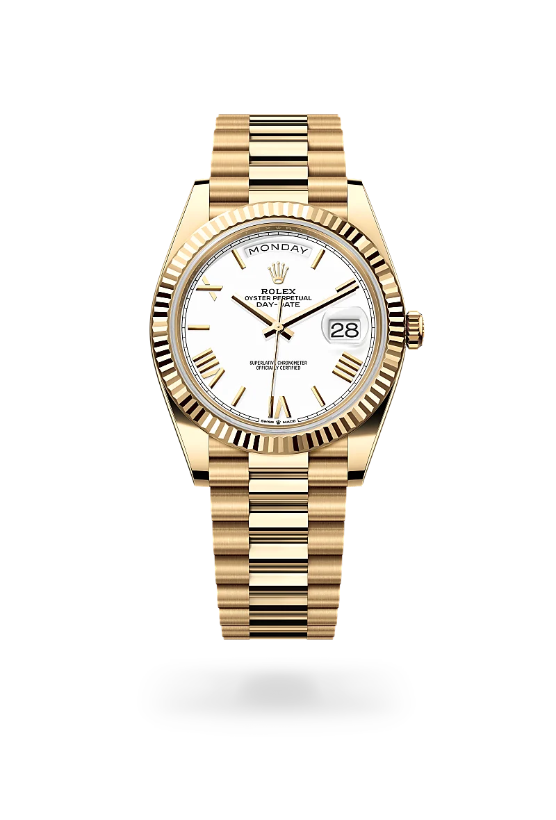 Rolex Day-Date in 18 kt yellow gold, M228238-0042 - Jai's Turks and Caicos