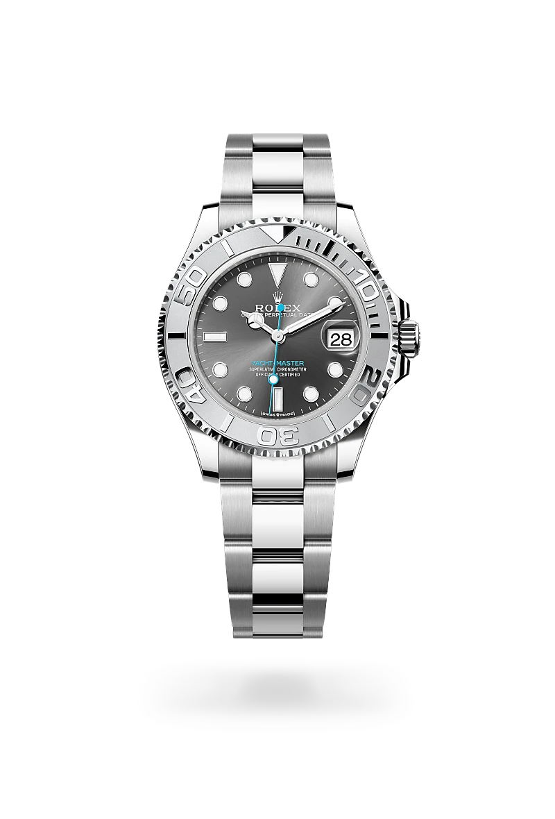 Rolex Yacht-Master in Rolesium - combination of Oystersteel and platinum, M268622-0002 - Jai's Turks and Caicos