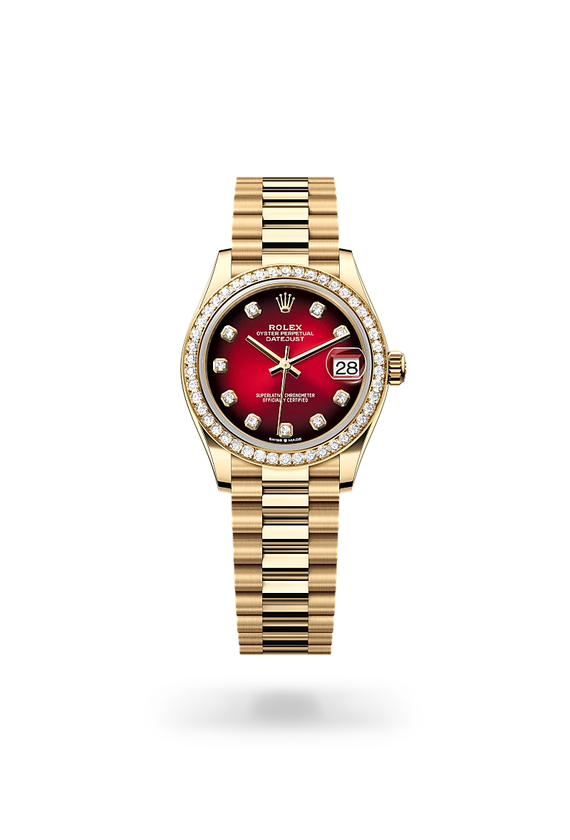 Rolex Datejust in 18 kt yellow gold, M278288RBR-0041 - Jai's Turks and Caicos
