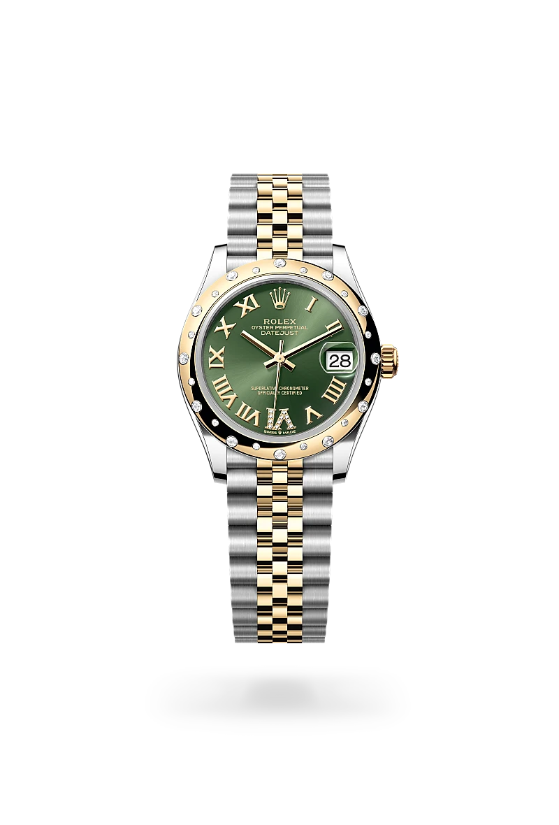 Rolex Datejust in Yellow Rolesor - combination of Oystersteel and yellow gold, M278343RBR-0016 - Jai's Turks and Caicos