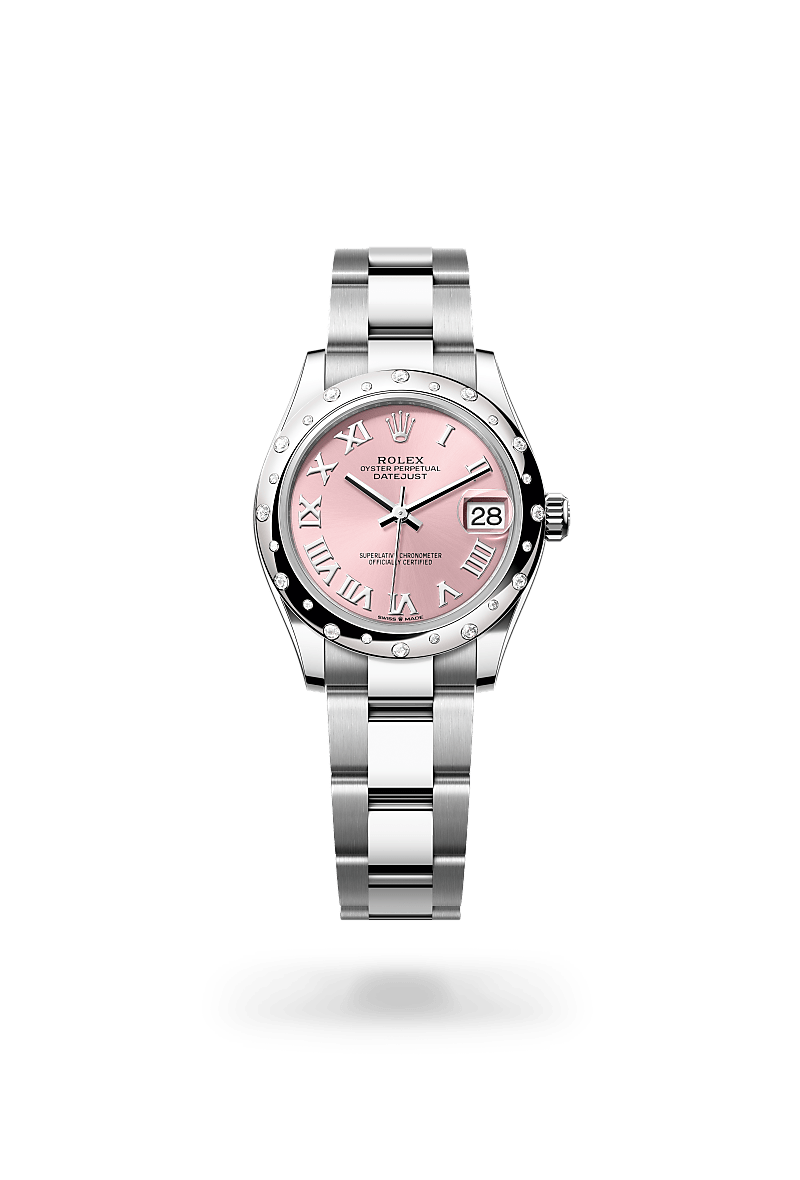 Rolex Datejust in White Rolesor - combination of Oystersteel and white gold, M278344RBR-0021 - Jai's Turks and Caicos