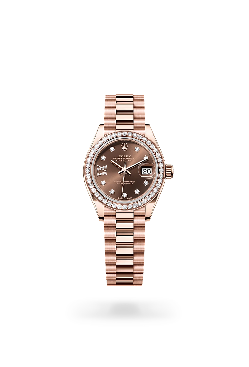 Rolex Lady-Datejust in 18 kt Everose gold, M279135RBR-0001 - Jai's Turks and Caicos