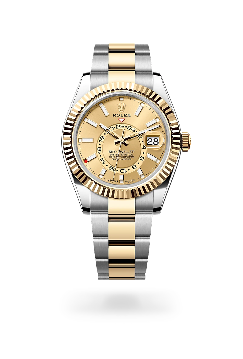 Rolex Sky-Dweller in Yellow Rolesor - combination of Oystersteel and yellow gold, M336933-0001 - Jai's Turks and Caicos