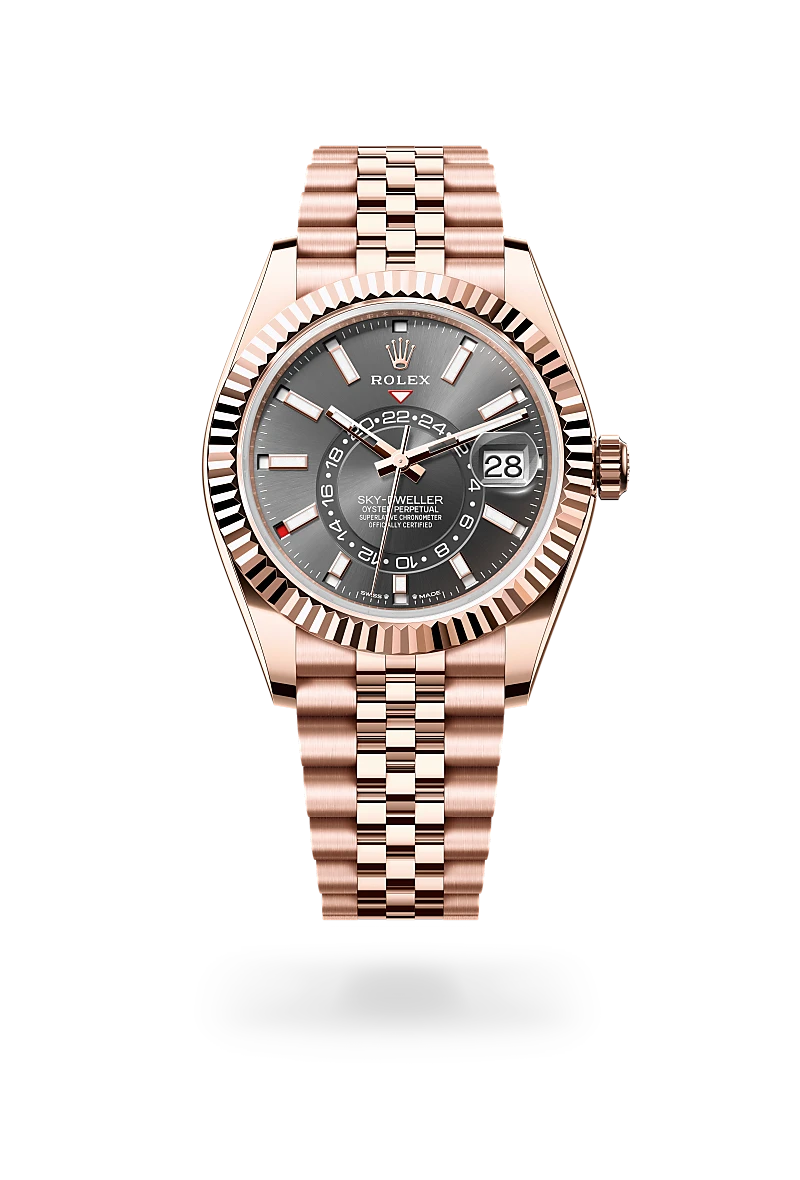 Rolex Sky-Dweller in 18 kt Everose gold, M336935-0008 - Jai's Turks and Caicos