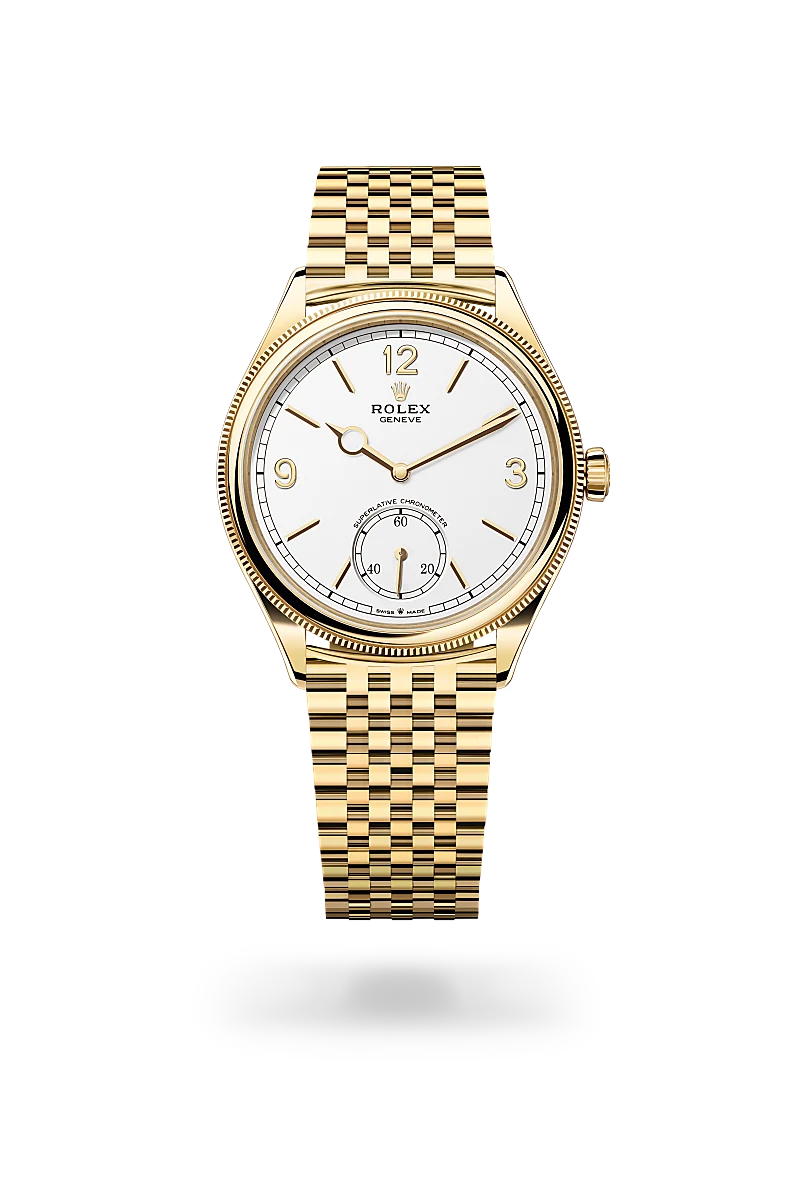 Rolex 1908 in 18 kt yellow gold, M52508-0008 - Jai's Turks and Caicos