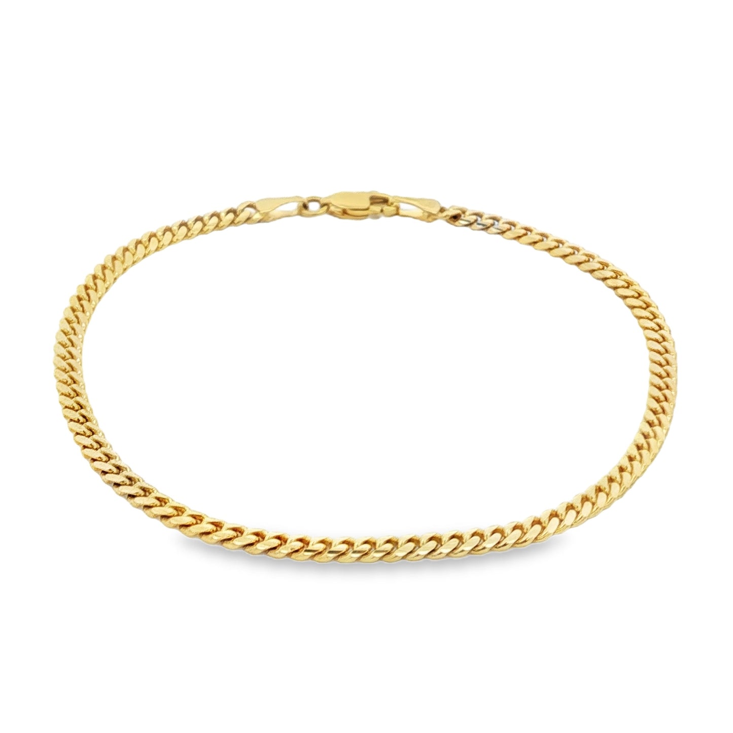 Jai's 14K Yellow Gold Fine Cuban Curb Chain Bracelet