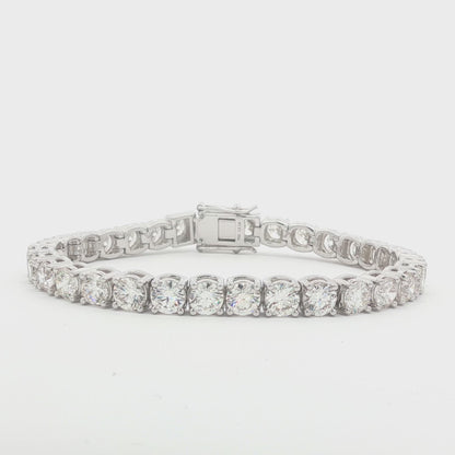 Jai's 18K White Gold Diamond Tennis Bracelet - 6.5"