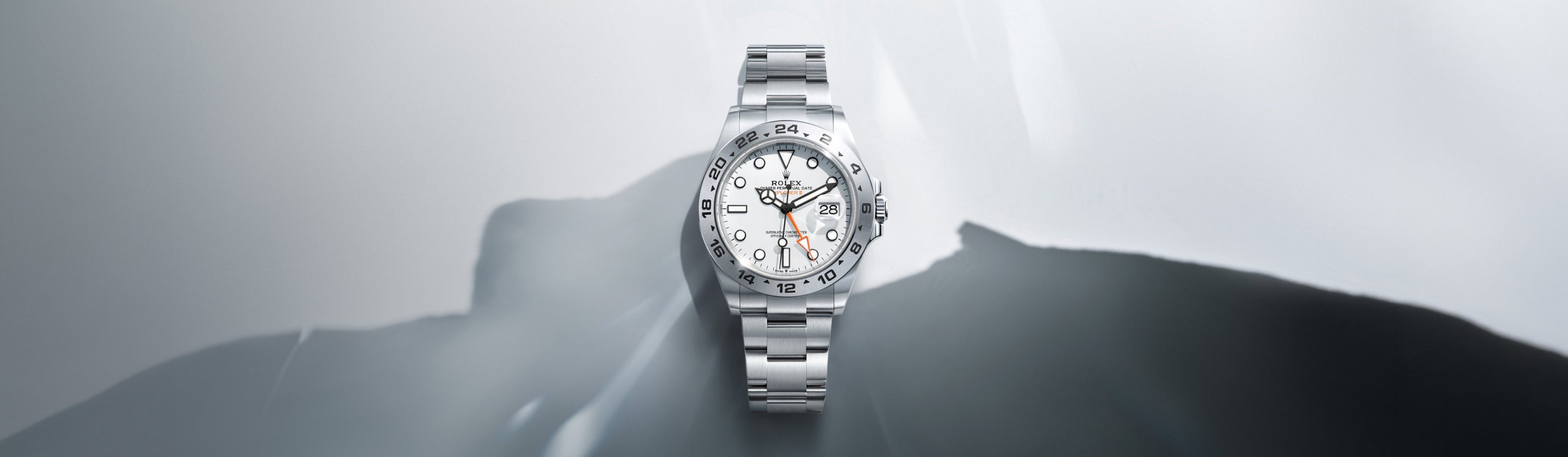 Rolex Explorer II in Oystersteel, M226570-0001 - Jai's Turks and Caicos